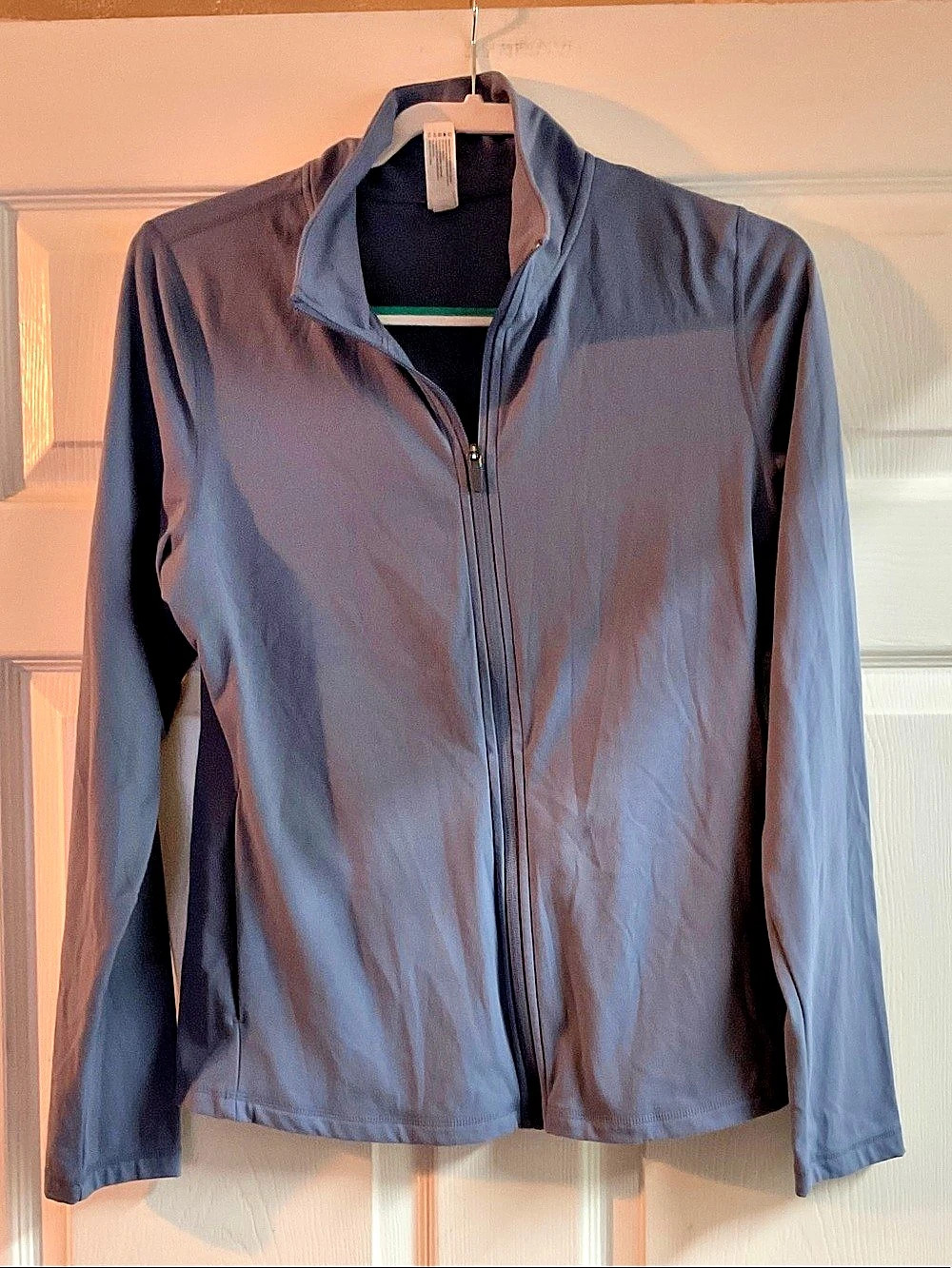 Yogalicious Ultra Lush Cloud Drift Jacket Zip Jacket in light Blue XL Like New